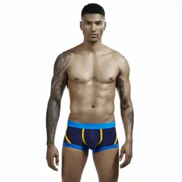 Underpants Men'S Underwear U Convex Flat Corner Pants Boxer Shorts Fashionable And Comfortable Cotton Large