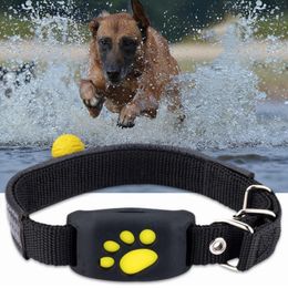 Trackers Waterproof Mini Pets GPS GSM/GPRS Wifi Tracker Realtime Tracking Collar Dog Cat Find Device Bell Rings Tracking Locator