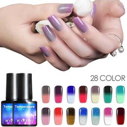 Nail Gel Temperature Change Glue Gradient Potherapy Polish Tool Esmalte Semipermanente Vernis Ongle Normal B