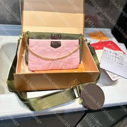 Three In One Crossbody Bag Designer Women Shoulder Bag Large Capacity Envelope Bag Lady Wallet Coin Purse Keychain Christmas Gift