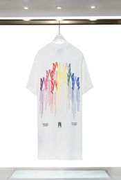 Men039s Casual TShirts Fashion Letter DRIP COLLAGE Print Tshirts Men Women Designer Streetwear Tee Shirts Men Hip Hop Crew Nec4082960