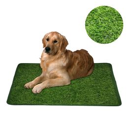 Mats Toilet Dog Grass Pad Training Pee Pad Mat Puppy Tray Grass Toilet Simulation Green Artificial Turf Pet Puppy Potty Trainer