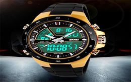 Wristwatches Skmei Brand Sports Watches Mens Relojes LED Digital Watch Resist Fashion Casual QuartzWatch Army Military Men Wristw9318344