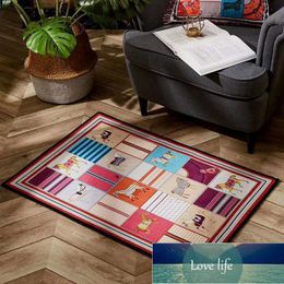 American Style Furnishings Living Room Room Door Mat Carpet Doormat Mat Non-Slip Mat Bedroom Bedside Cushions Quality