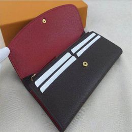 2018 shpping Whole red bottoms lady long wallet multicolor coin purse Card holder original box women classic zipper pocke284B