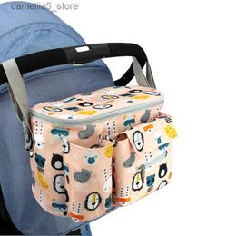 Diaper Bags Baby Diaper Bag Stroller Bag Organiser Newborn Nappy Nurse Bag for Mommy Mother Mama Baby Cart Travel Stroller Accessories Q231127