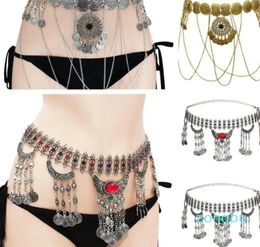 Belts Ethnic Style Metal Tassel Belt Female Personality Beach Body Chain All-match Women Waist Dai Costume Accessories