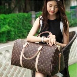 pu leather duffle bag Duffel Bags 55cm luggages Travelling handBags Women large capacity luggage bag baggage waterproof handbag Ca229D