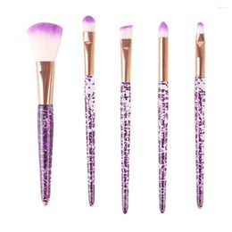 Makeup Brushes 5pcs/set Skin-friendly Artificial Fibre Eye Shadow Eyebrow Eyeline Brush For Face