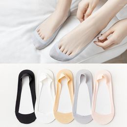 Women Socks Korean Fashion Low Cut Ultra-thin Invisible Woman Summer Solid Colour Cotton Cute Japanese Style Harajuku