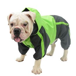 Raincoats French Bulldog Raincoat Pug Dog Waterproof Clothing Bulldog Costume Pit Bull Terrier American Bully Pitbull Dog Clothes Dropship