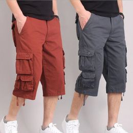 Men's Shorts High Quality Summer Men short Multi Pocket Military Short Cotton Cargo Pants breeches Men Tactical Short 230427