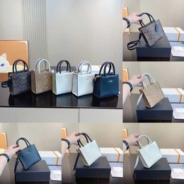 totes luxury bags mini hand women shoulder bag letters print crossbody hand Trend Leather Handbag lady purse wallet