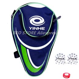 Table Tennis Sets YINHE Galaxy table tennis bag protective films protector side edge tape cleaning sponge ping pong case set accessories 231127