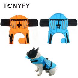 Vests Dogs Rescue Swimming Wear Safety Clothes with Reflective Wing Vest Swimming Suit Outdoor Pet Dog Float Doggy Life Jacket Vests