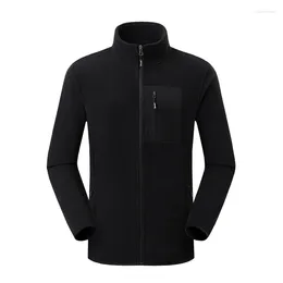 Men's Jackets Autumn And Winter Charge Coat With Outdoor Sports Fleece Inner Layer Fashion Versatile Warm Plush Jacket