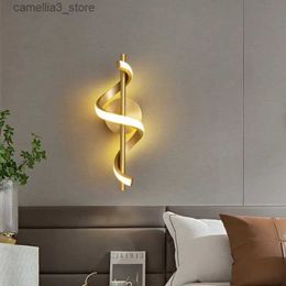 Wall Lamps Modern LED Wall Lamp For Living Room Dining Room Bedroom Bedside Indoor Creative Wall Decor Lights Decorative Wall Sconce Lights Q231127