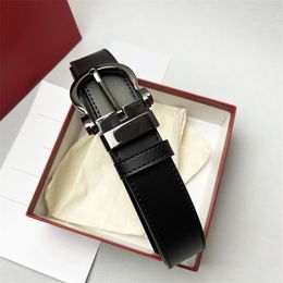 Men Designers Belts Fashion Luxury Brands Width 3.4cm Waistbands For Mens Womens Casual Silver Black Needle Buckle Cintura Ceintures