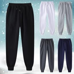 Men's Pants Autumn Winter Black White Sports Solid Colour Daily Sweatpants Brand Men Women Casual Fashion Jogging