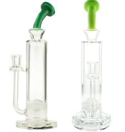 Vintage PREMIUM Glass Bong Water Hookah 12INCH Smoking Pipes With BOWL Original Glass Factory can put customer logo by DHL UPS