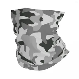 Scarves Camouflage Military Grey Pattern Bandana Neck Gaiter Printed Army Camo Magic Scarf Multifunctional Balaclava Hiking Adult Winter