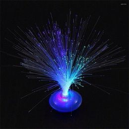 Night Lights Chrismas Party Bar Decor Beautiful Romantic LED Lamp Color Changing Fiber Optic Nightlight Small Light