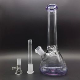 10 Zoll schwere Wasserpfeife Glasbong Wasserpfeife Rauchen Bong Bubbler Perkolator + Schüssel