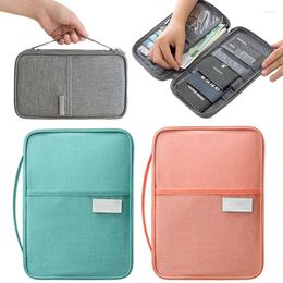 Storage Bags Arrival S Tickets Wallet Protective Bag Holder Portable Travel Passport Document Pouch Organiser