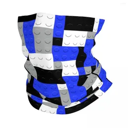 Scarves Blue Building Blocks Bricks Master Builder Bandana Neck Gaiter Printed Balaclavas Mask Scarf Warm Headwear Hiking Breathable