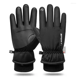 Cycling Gloves Winter Waterproof Outdoor Sports Running Motorcycle Ski Touch Screen Windproof Non-slip Warm Full Fingers