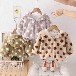 Kleidung Sets Baby Plüsch Mantel Winter Neue Infant Fleece Baumwolle Kleidung Baby Gepolsterte Warme Kapuzen Jacke Kinder Faux Casual jahre