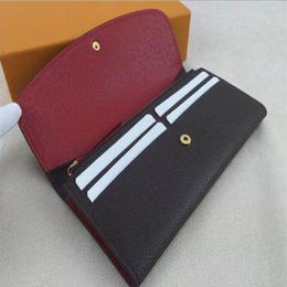 Designer-2018 Whole red bottoms lady long wallet multicolor coin purse Card holder original box women classic zipper pocket291h