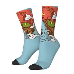 Men's Socks Funny Crazy Sock For Men Enemies Hip Hop Harajuku Final Fantasy XIV Game Happy Quality Pattern Printed Boys Crew