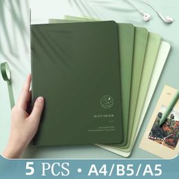 Student Car Line A4 A5 B5 Notebook Ins Wind Small Fresh Large Notepad Literary Retro Style Thick