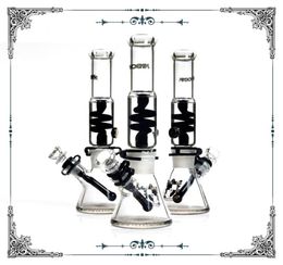 black white 7MM beaker bongs zable Coil Tube bong glass water pipe build a bubbler Glycerin bong hookah for smoking7069281