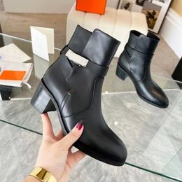 10a Retro Mirror Quality Designer -Tasche Hoe Boot Frauen Lipper Real Leder Hogh Absatz Schwarzer Martin Desert Stiefel Claic Fahion Outole -Schuh mit Kasten