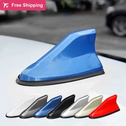 Car Roof Shark Fin Aerial Antenna Toppers Universal Auto Radio Fm Antenna Signal Amplifier for BMW/Honda/Toyota/VW/Kia/Nissan