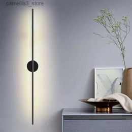 Wall Lamps Modern LED Wall Light Gold LED sconce Bedroom Bedside Wall Lamp Indoor Decoration Light Sconce Iron Acrylic Lamp Q231127