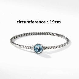 Luxury and Charming Women's Bracelets from Europe and America DY Top Designer Fashion Circle Chain Necklace Cuban Chain Diamond Party Jewelry Gifts