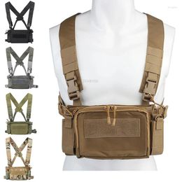 Hunting Jackets Military Chet Vest Adjustable Tactical Combat Paintball Shooting Pouches Clothing Harness Army Sports Vests