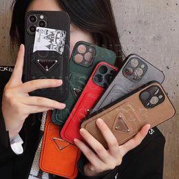 Designer iPhone Phone Case 15 14 Pro Max Pra Hi Quality Leather Card Slot Beautiful Purse 18 17 16 15pro 14pro 13pro 12pro 13 12 11 X Xs 7 8 Plus Cases with Logo Box Man Woman