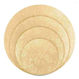 Dinnerware Sets Gold Cake Board Cookie Tray Boards Serving Base Dessert Trays Cardboard Circles