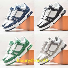 Designer de luxo v sapatos casuais masculinos moda feminina sapatos de couro vintage treinador tênis b22 branco e preto masculino e feminino camurça sapatos de treinador