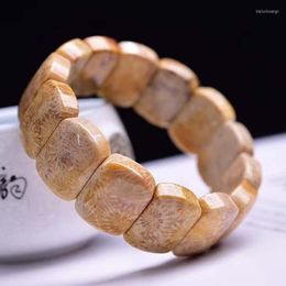 Strand Indonesia Coral Jade Hand Row Bracelet Seed Original Stone National Style Brand Jewelry Gift