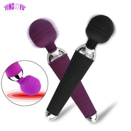 Sex Toy Massager g Spot Dildo Vibrator for Women Magic Wand Waterproof Av Stick Female Vagina Clitoris Massager Toys 18 Adult Products