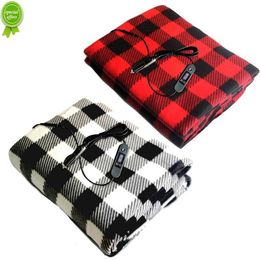 Car Heated Blanket 12V Car Electric Blanket Fast Heating Fleece Travel Throw for Car Portable Heated Throw for Camping RV SUV