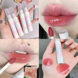 Lip Gloss Mirror Water Transparent Oil Glass Liquid Lipstick Moisturising Lipgloss Lasting Sexy Tint Makeup