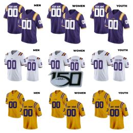 LSU Custom Tigers College Football Jerseys 5 Jayden Daniels 12 Tavion Faulk 16 George Hamsley 14 Walker Howard 13 Garrett Nussmeier 19 Matt High