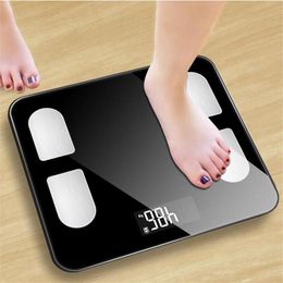 Scales NEW! Floor Scales Body Fat Scale Scientific Smart Electronic LED Digital Weight Bathroom Balance BluetoothAPP Android or IOS