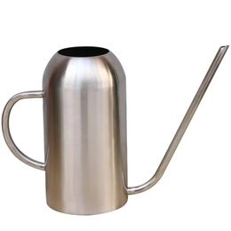 Sprayers 1.5L 304 Stainless Steel Watering Pot Extended Nozzle Green Plant Watering Can Watering Kettle Gardening Tools 231127